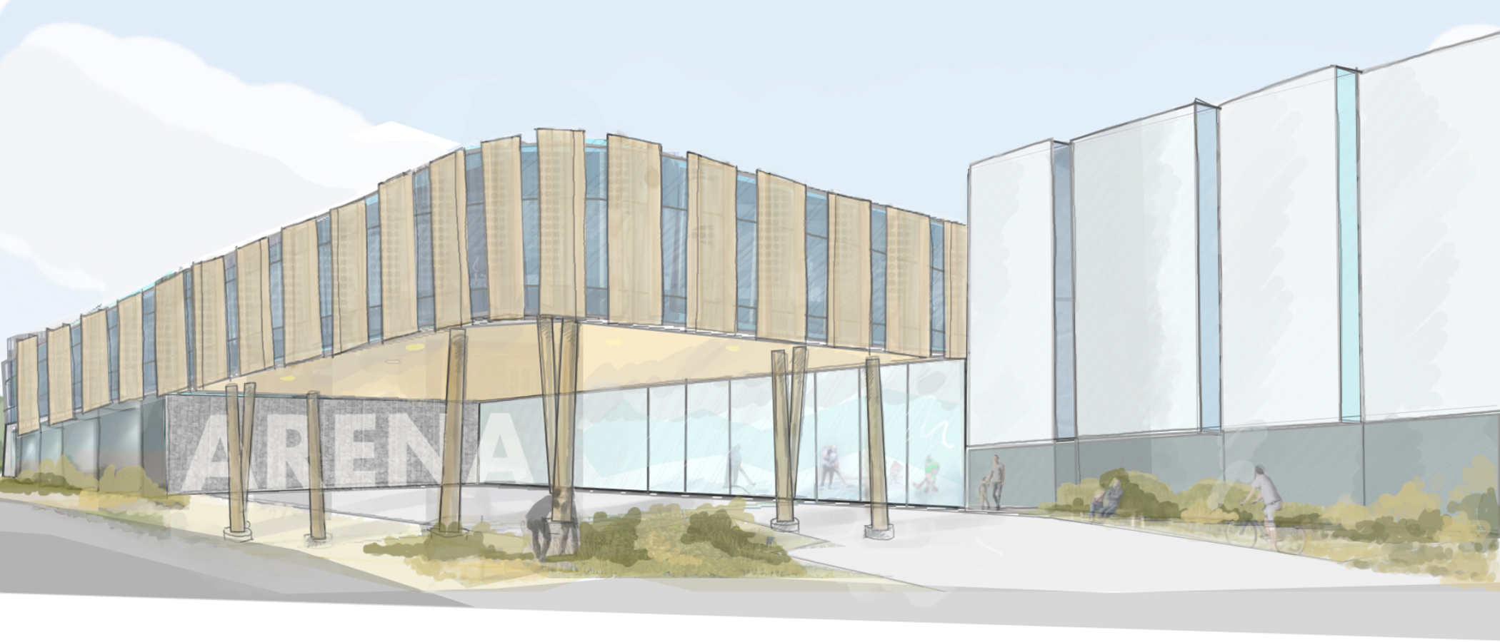 Arena Multiplex artist rendering
